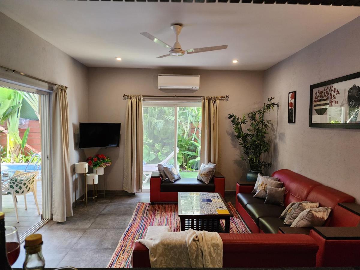 Beach 7 Mins Walk Luxury Villa Diva Calangute Exterior photo